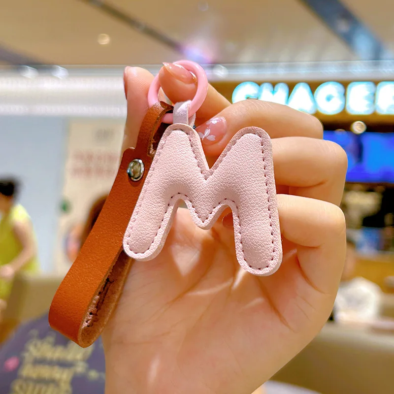 A to Z PU Leather Initial Lett - Monogram Keychain Leather review and price