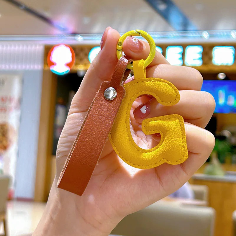 A to Z PU Leather Initial Lett - Monogram Keychain Leather review and price