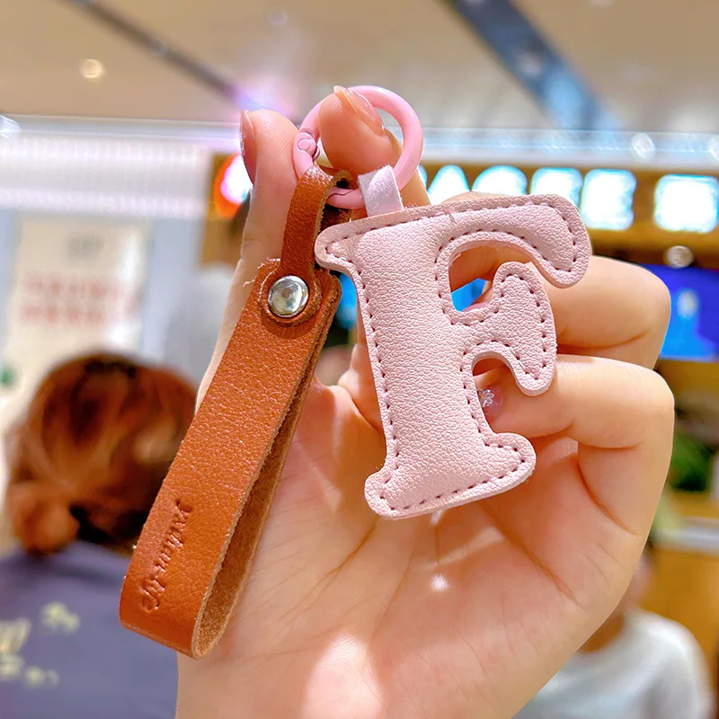 A to Z PU Leather Initial Lett - Monogram Keychain Leather review and price