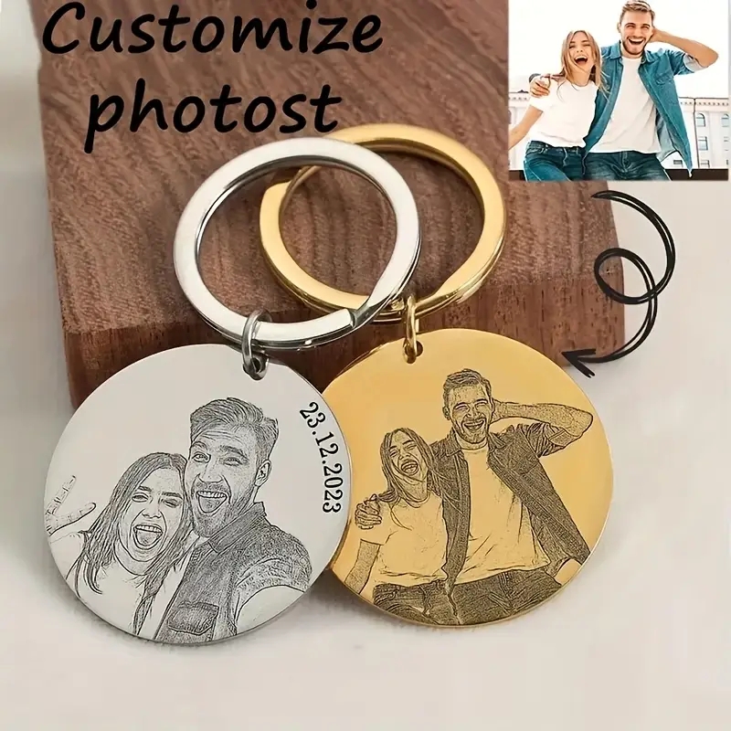 Personalized Engraved Portrait - Initial Ring Custom review and price