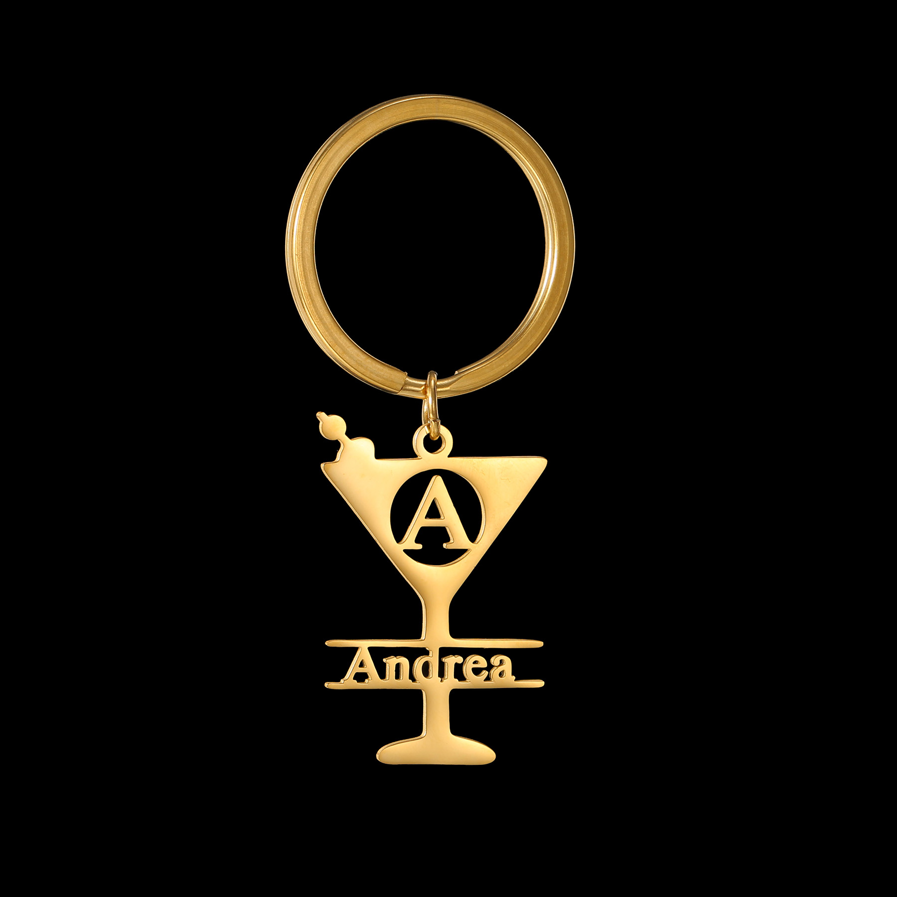 Akizoom Custom Name Big Letter - Initial Ring Custom review and price