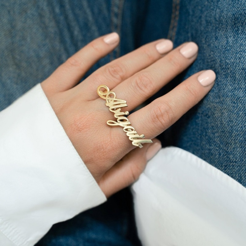 Customizable Stainless Steel T - Initial Ring Custom review and price