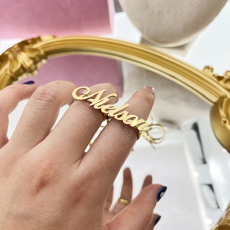 Customizable Stainless Steel T - Initial Ring Custom review and price